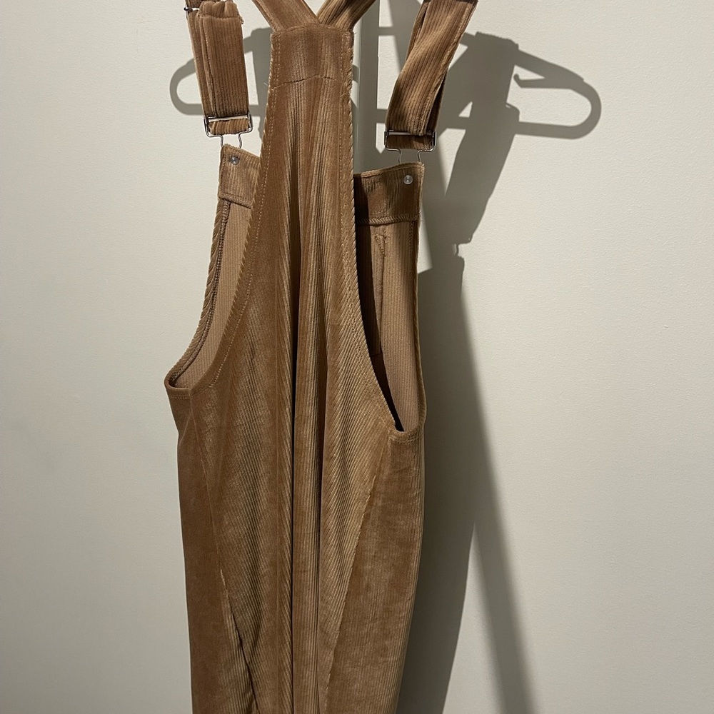 No Comment Women's Tan Corduroy Dress - Picture 3 of 4